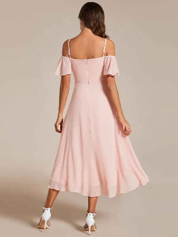 spaghetti-strap-cold-shoulder-chiffon-a-line-midi-wedding-guest-dress-eg02103