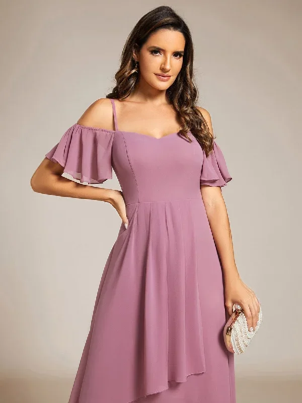 spaghetti-strap-cold-shoulder-chiffon-a-line-midi-wedding-guest-dress-eg02103