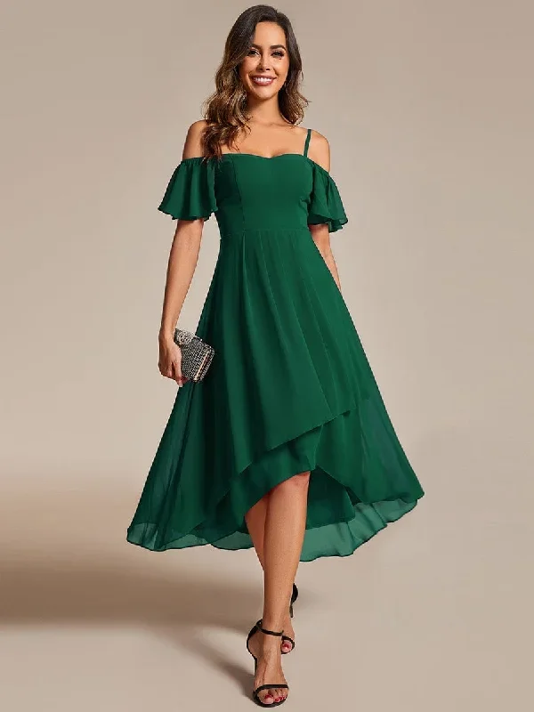 spaghetti-strap-cold-shoulder-chiffon-a-line-midi-wedding-guest-dress-eg02103