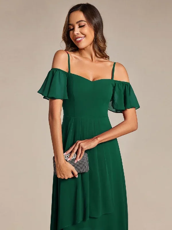 spaghetti-strap-cold-shoulder-chiffon-a-line-midi-wedding-guest-dress-eg02103