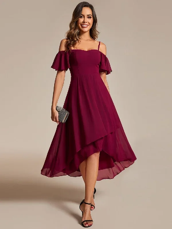 spaghetti-strap-cold-shoulder-chiffon-a-line-midi-wedding-guest-dress-eg02103