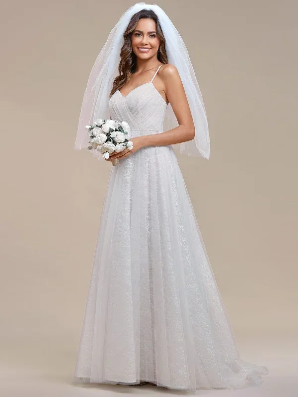 spaghetti-strap-waist-pearl-sweetheart-collar-tulle-wedding-dress-with-lace-eh01688