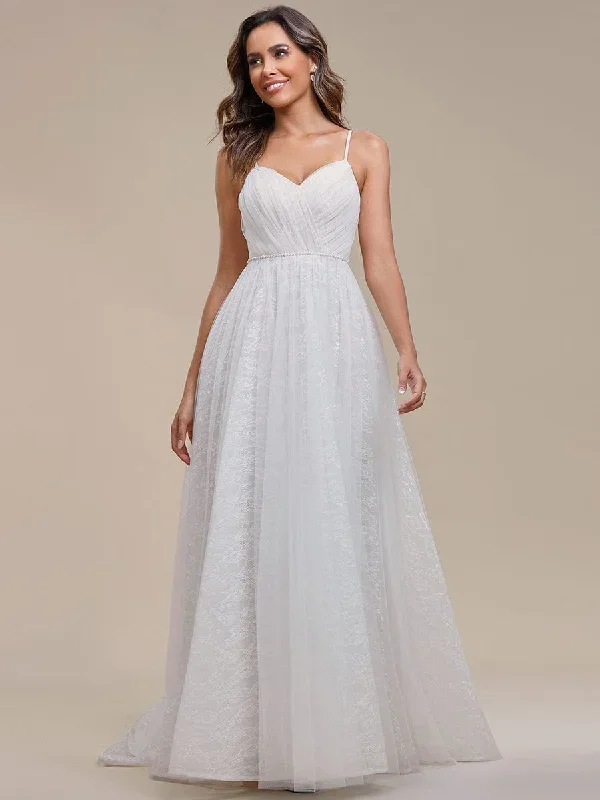 spaghetti-strap-waist-pearl-sweetheart-collar-tulle-wedding-dress-with-lace-eh01688