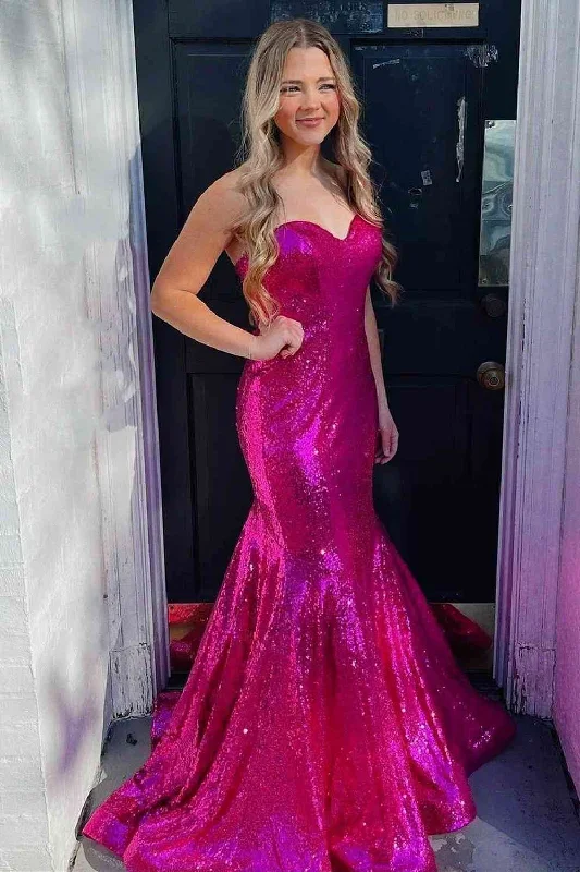 sweetheart-mermaid-fuchsia-sequined-long-prom-dress