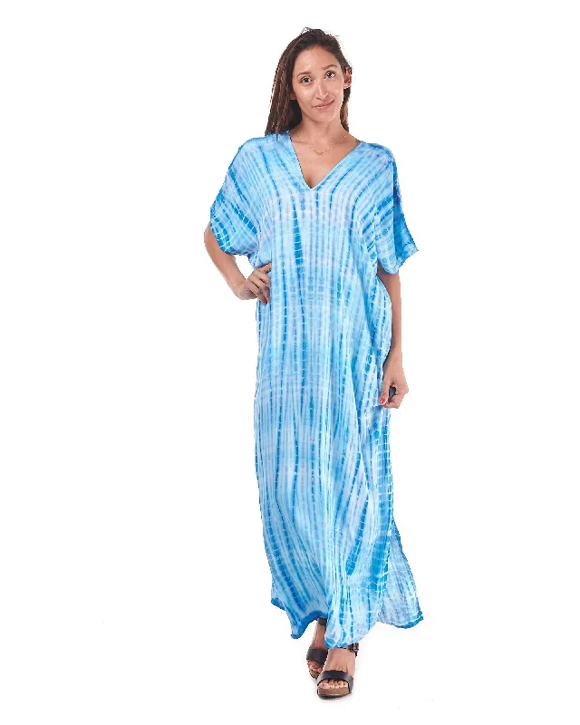 Maxi Kaftan V Neck Dress