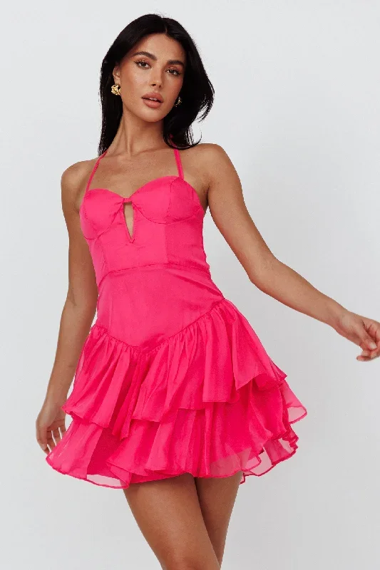 tuscan-summer-flounce-mini-dress-hot-pink