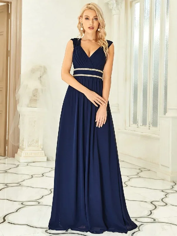 v-neck-sleeveless-beaded-belt-chiffon-a-line-evening-dress-ep08698