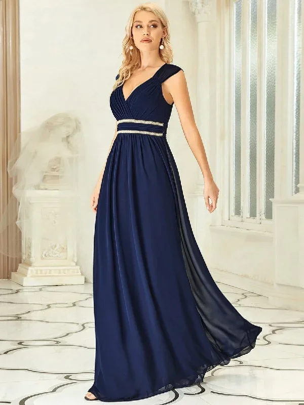 v-neck-sleeveless-beaded-belt-chiffon-a-line-evening-dress-ep08698