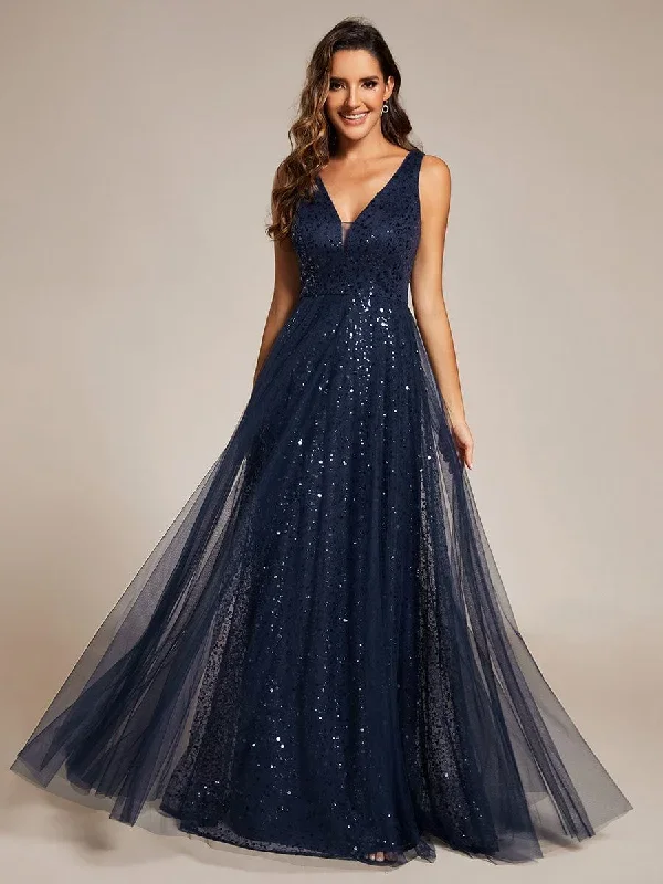 v-neck-sleeveless-high-waist-see-through-sequin-tulle-evening-dress-ee02163