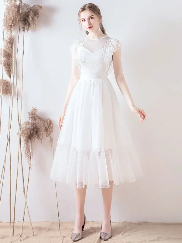 white-tulle-short-prom-dress-tulle-lace-short-bridesmaid-dress