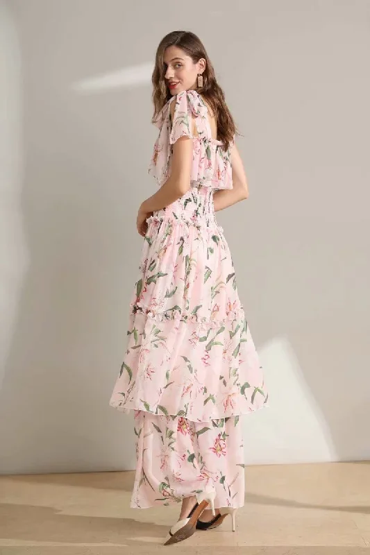 womens-runway-dresses-spaghetti-straps-floral-printed-elastic-waist-tiered-ruffles-fashion-long-designer-dresses